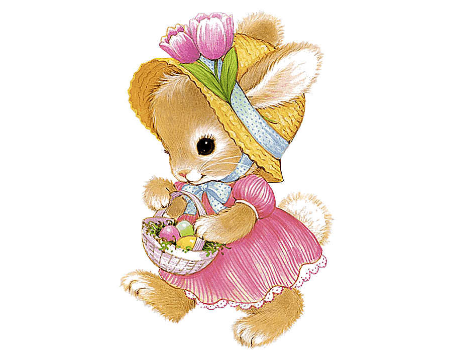 png clipart easter bunny rabbit cute easter s flower arranging greeting card