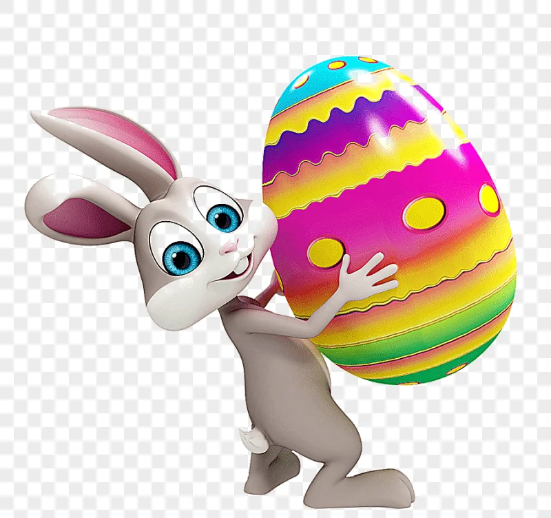 png clipart easter bunny rabbit eggs