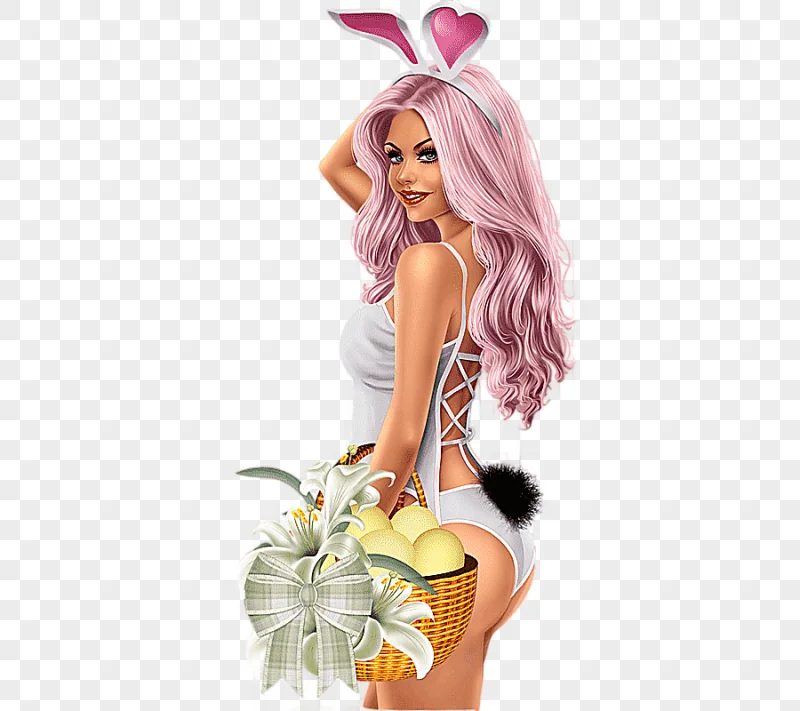 png clipart easter bunny woman easter egg christmas easter holidays flower