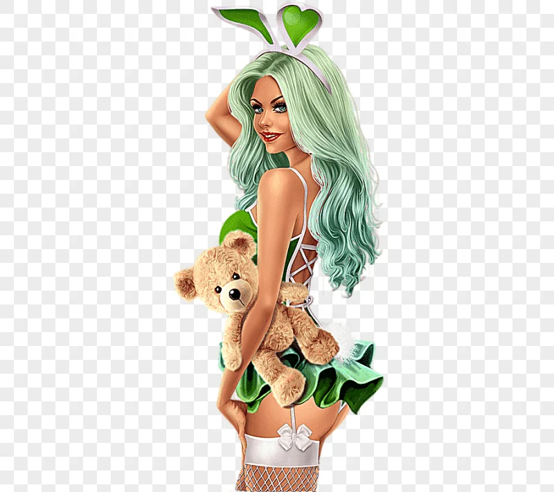 png clipart easter bunny woman easter holidays easter egg