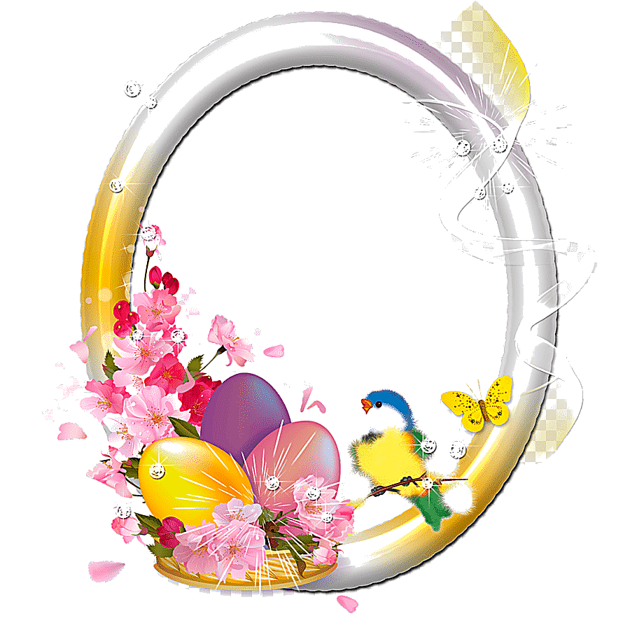 png clipart easter easter frame holidays flower