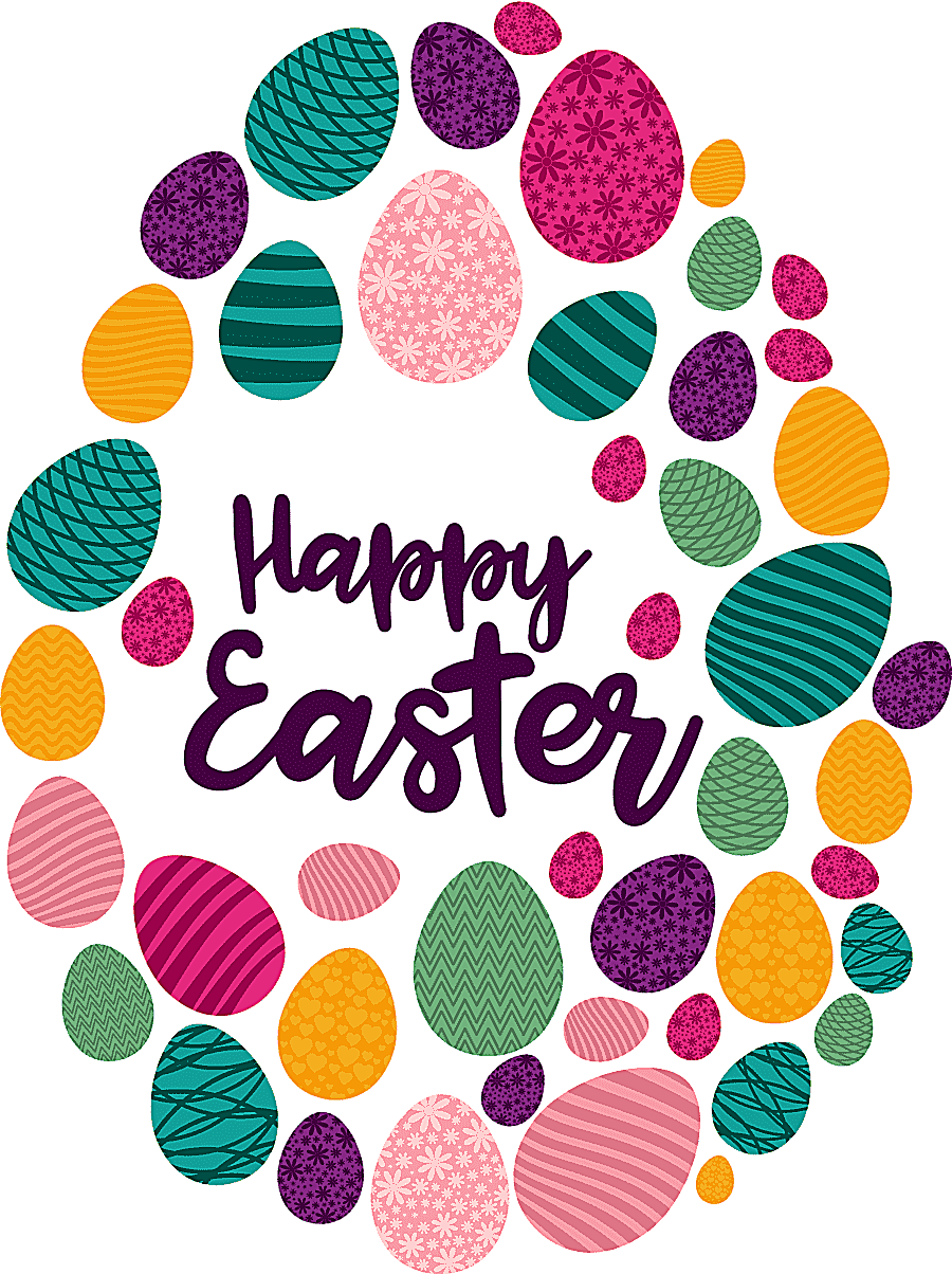 png clipart easter egg decoration flat easter eggs holidays text
