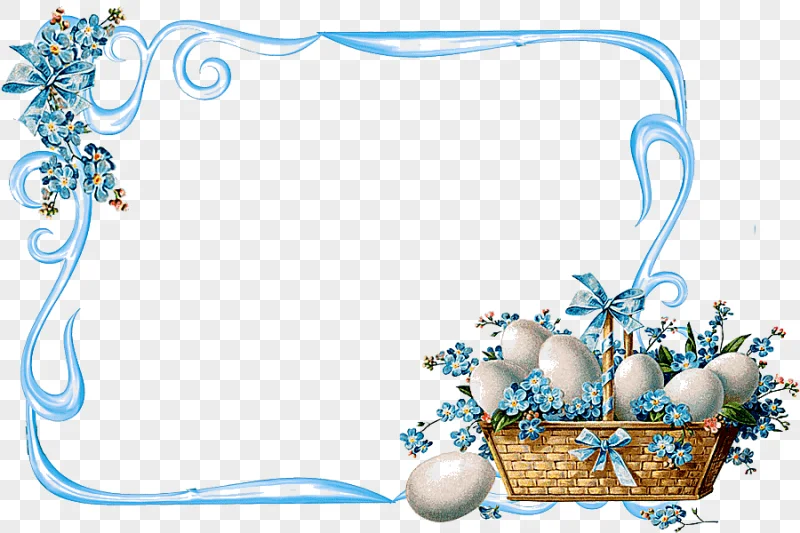 png clipart easter holiday frames paschal greeting easter frame blue child