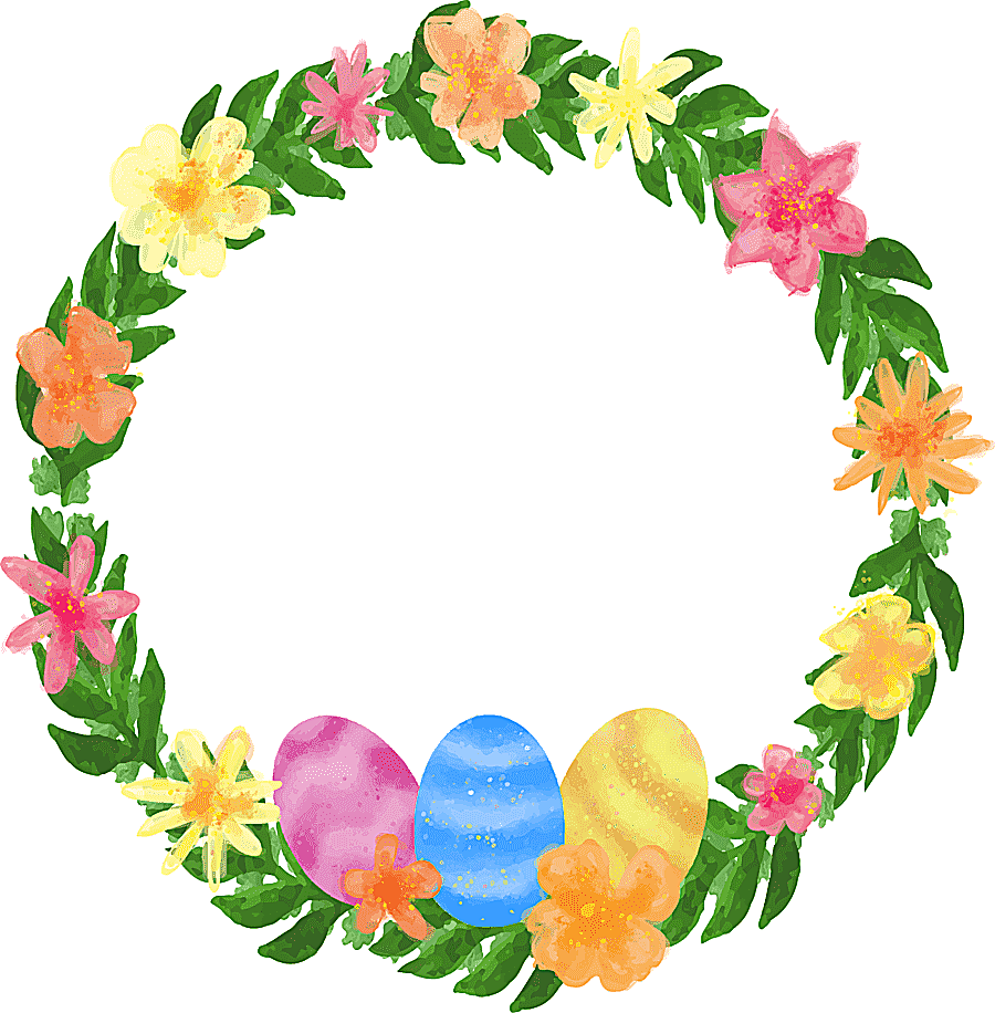 png clipart easter wreath easter wreath flower arranging holidays