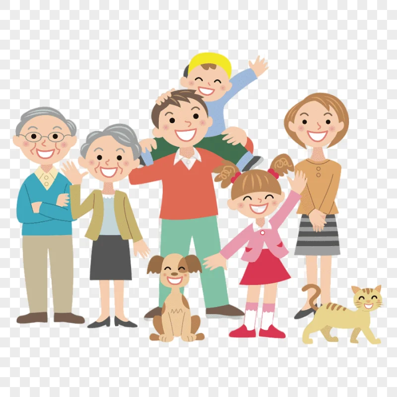 png clipart editorial cartoon family happy family child hand