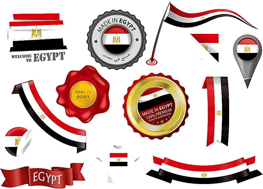 png clipart egypt flag and ribbon illustration flag of egypt flag of south africa egyptian