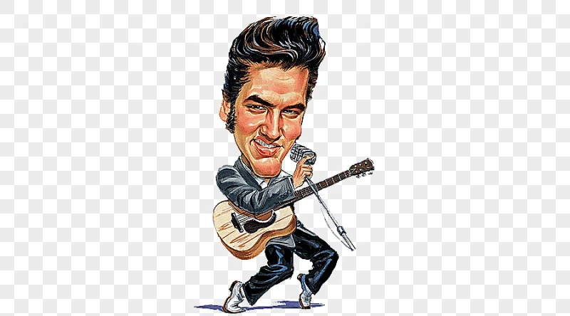 png clipart elvis presley caricature cartoon drawing animation microphone poster