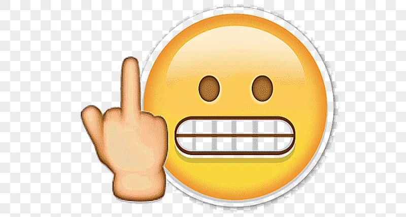 png clipart emoji the finger insult sticker emoticon emoji hand smiley