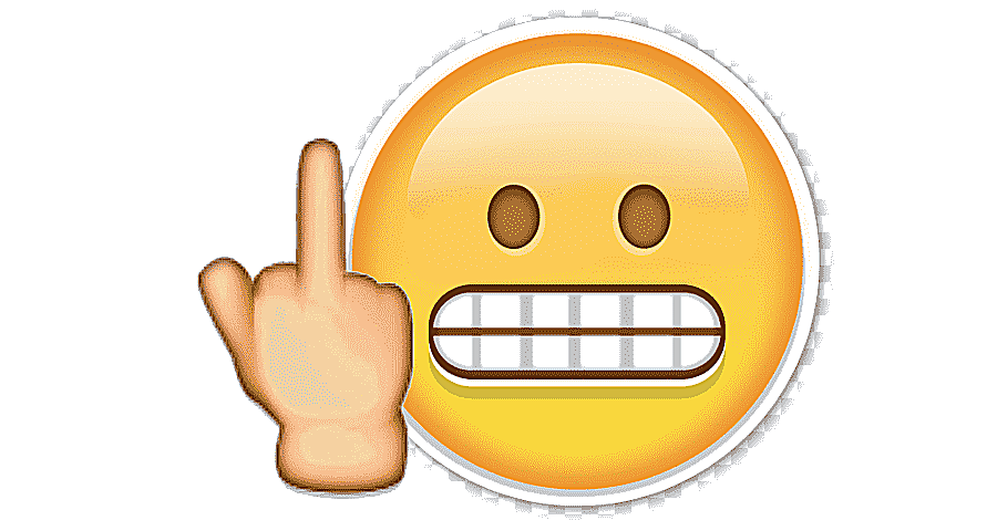 png clipart emoji the finger insult sticker emoticon emoji hand smiley
