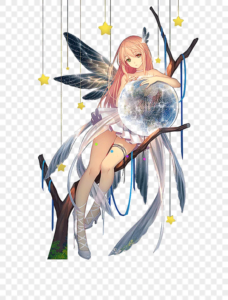 png clipart fairy anime art illustration sprite cartoon cartoon character stars