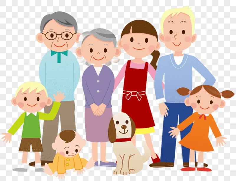 png clipart family cartoon family child people