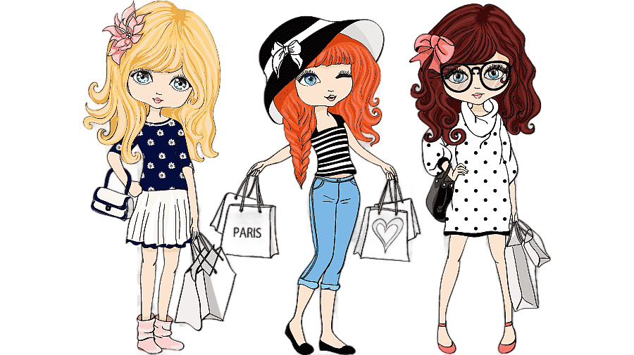 png clipart fashion cartoon illustration fashion design material cartoon women cartoon cha