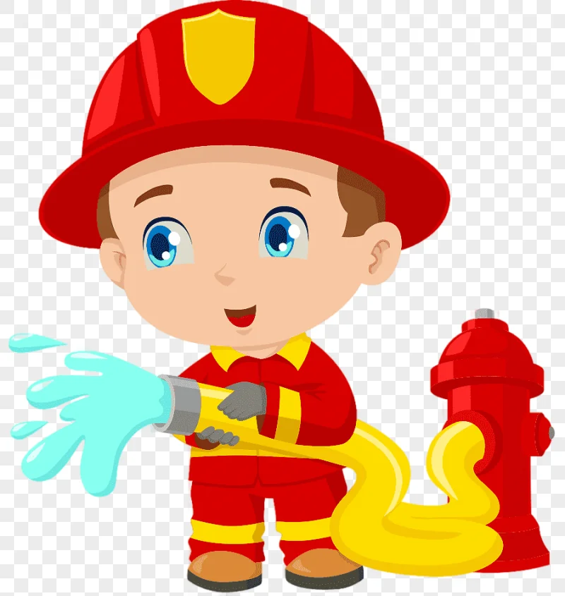 png clipart firefighter cartoon cartoon fireman cartoon character child