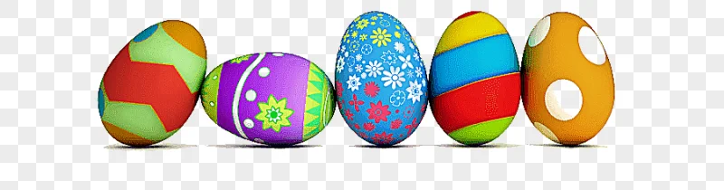 png clipart five multicolored eastern eggs easter eggs series holidays easter