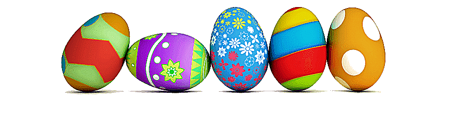 png clipart five multicolored eastern eggs easter eggs series holidays easter