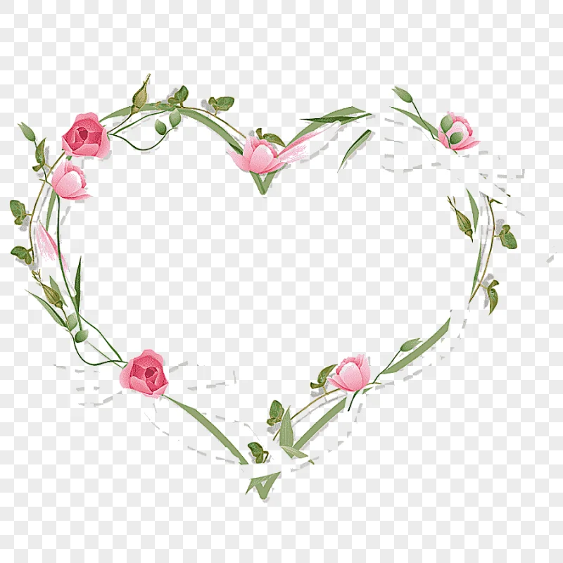 png clipart flower heart garden roses ps flower border flower material pink flowers illust