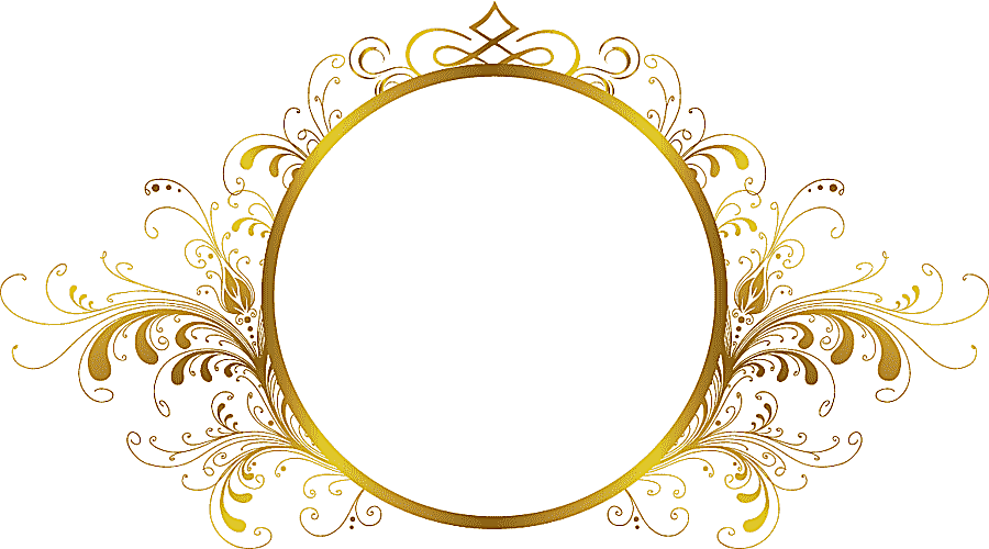 png clipart frame computer file frame round gold floral framed mirror illustration frame g