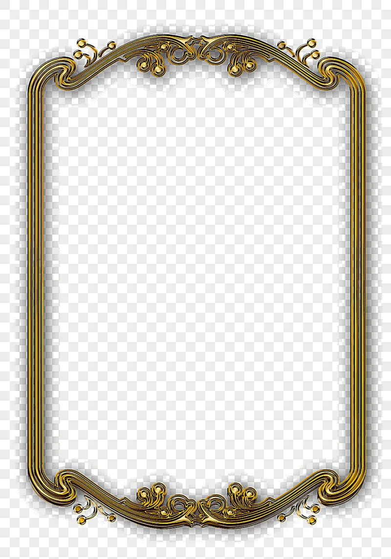 png clipart frame frame line classical gold frame rectangular gold colored frame border fr