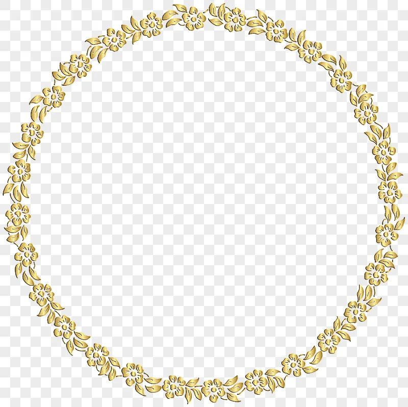 png clipart frame gold mirror golden round floral border floral frame illustration chemica