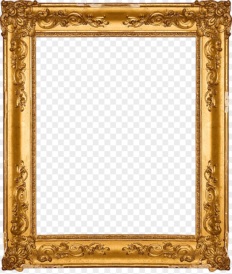 png clipart frames gold graphy ornament antique decor rectangle