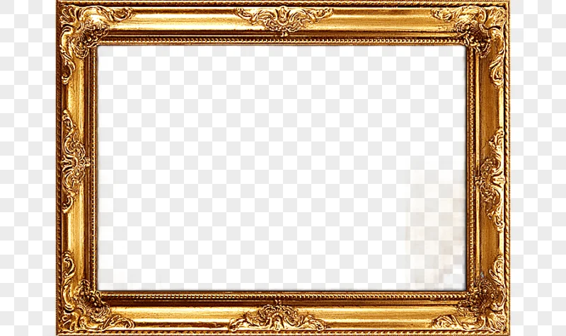 png clipart frames mirror painting wood gold leaf frame gold background rectangular brown