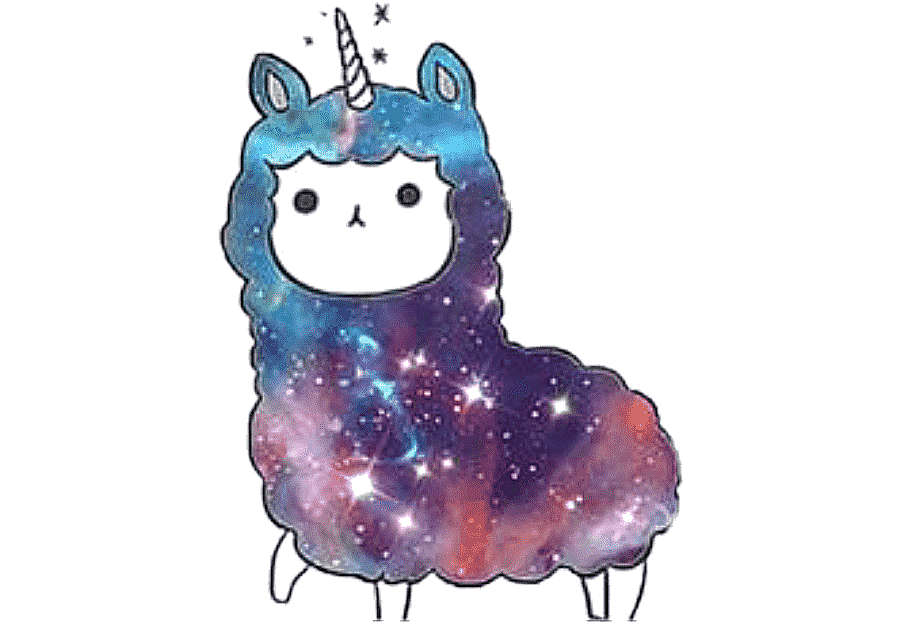 png clipart galaxy youtube unicorn universe cute llama purple violet