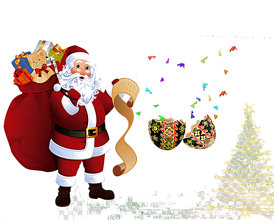 png clipart gift santa claus flag holidays