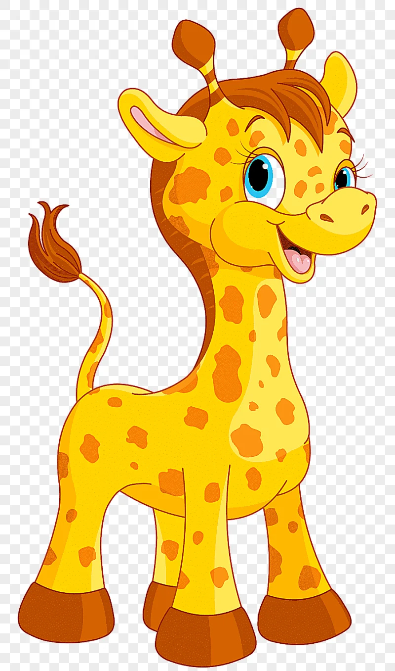 png clipart giraffe cartoon animated giraffe s mammal photography