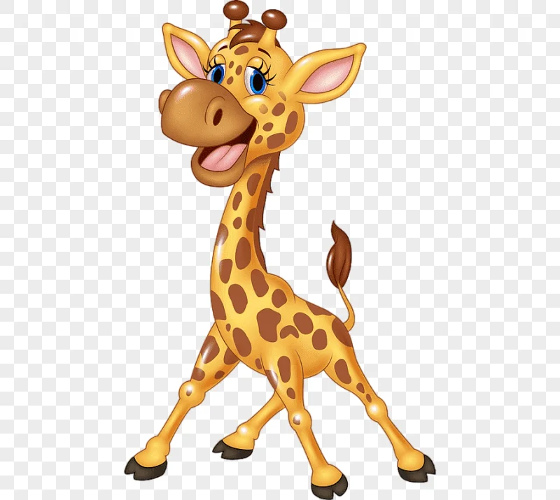 png clipart giraffe cartoon cartoon giraffe comics mammal