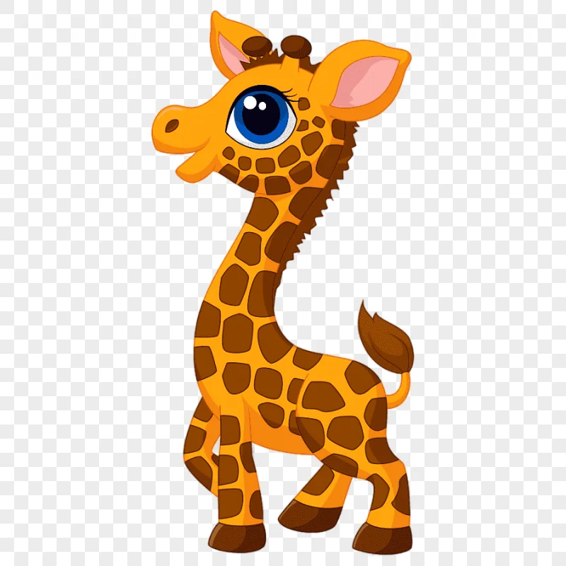 png clipart giraffe cartoon drawing giraffe mammal animals