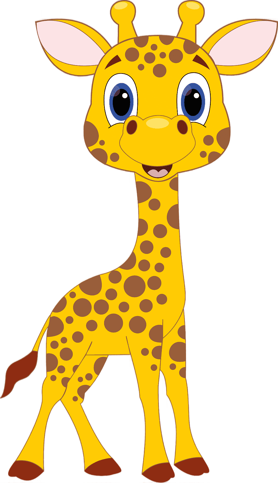 png clipart giraffe drawing cartoon giraffe mammal animals