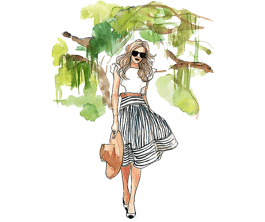 png clipart girl holding hat painting drawing fashion illustration watercolor painting ske