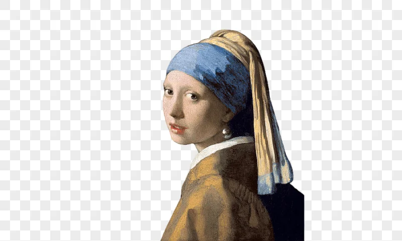 png clipart girl with a pearl earring johannes vermeer vintage images