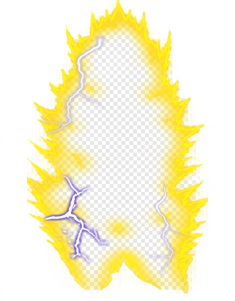 png clipart goku vegeta gotenks super saiya aura yellow dragonball ki illustration compute