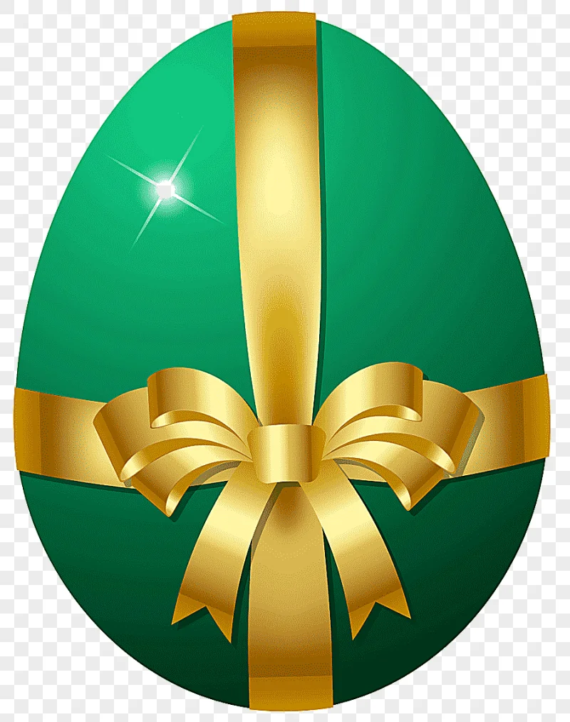 png clipart gold and green egg gift red easter egg easter bunny easter egg with bow color