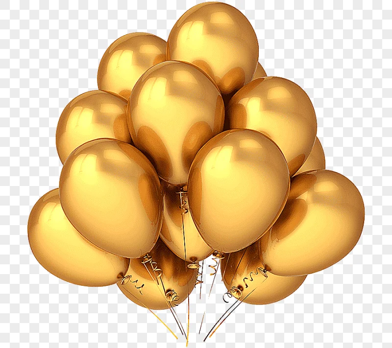 png clipart gold balloon golden balloon pictures