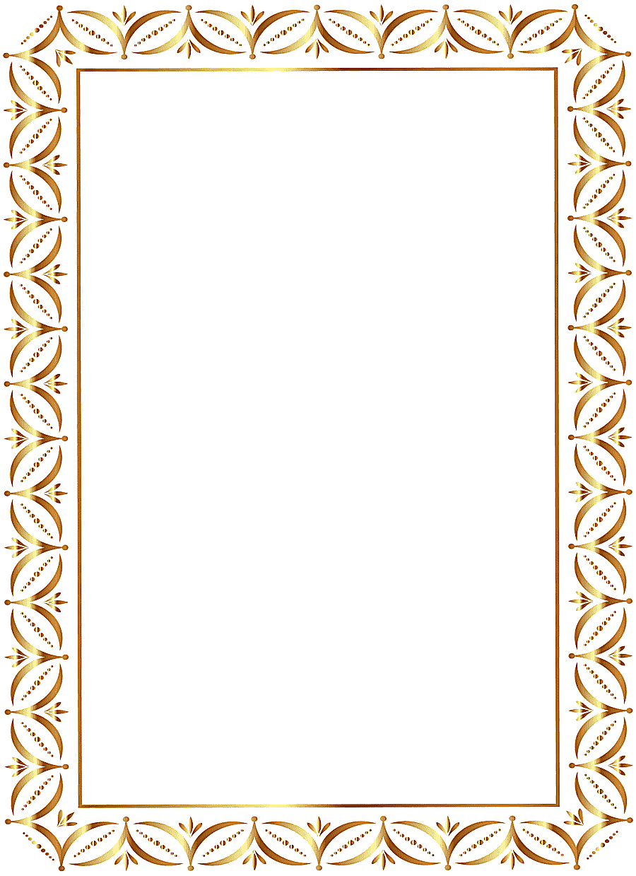 png clipart gold border frame gold floral border template rectangle