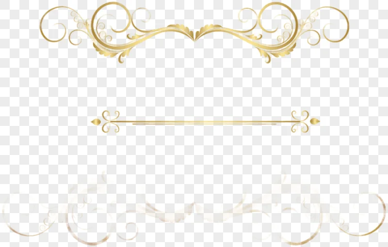 png clipart gold floral frame illustration ornament dividers text heart