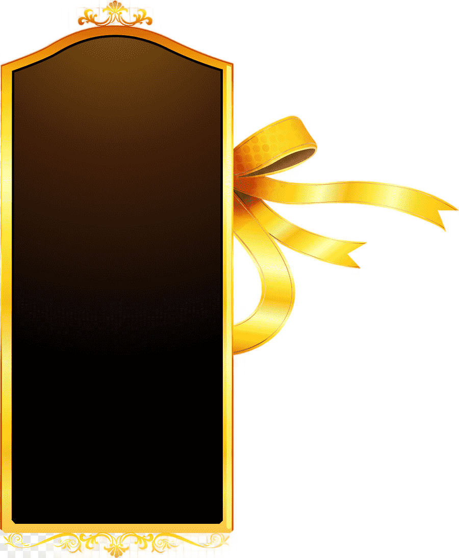 png clipart gold frame gold painted golden brand watercolor painting ribbon