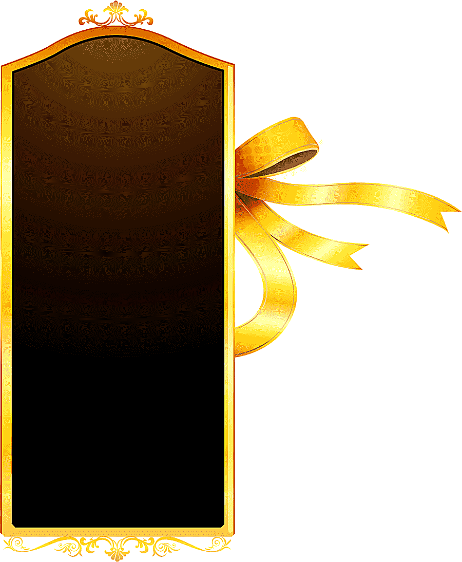 png clipart gold frame gold painted golden brand watercolor painting ribbon