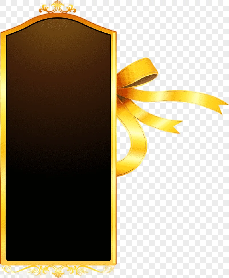 png clipart gold frame gold painted golden brand watercolor painting ribbon