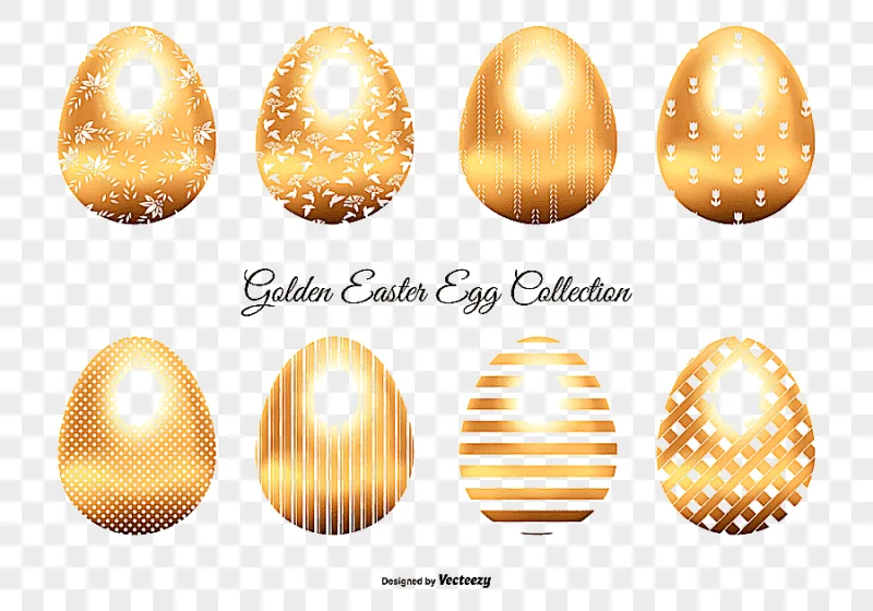 png clipart golden easter egg collection