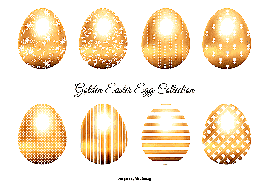 png clipart golden easter egg collection