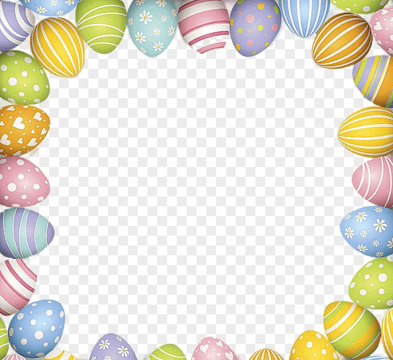 png clipart gorgeous easter border pattern style galant easter