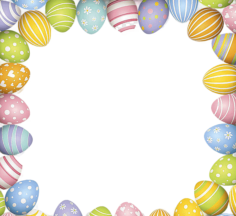 png clipart gorgeous easter border pattern style galant easter
