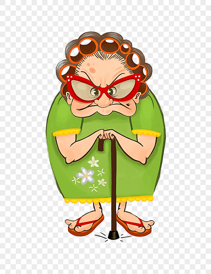 png clipart granny animation animated cartoon breathing food cartoon