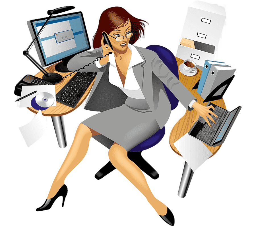 png clipart graphics secretary cartoon busy cartoon office cartoon