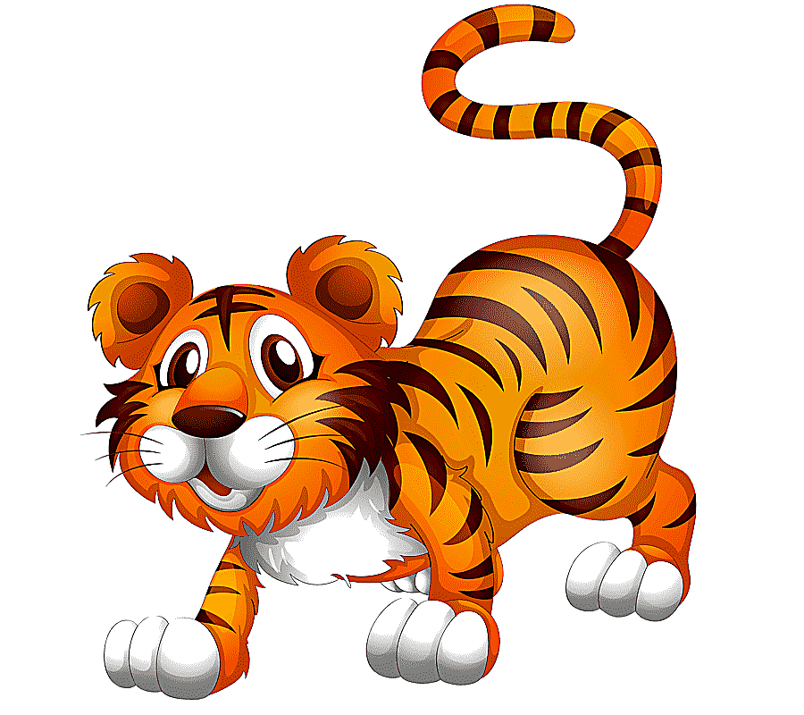 png clipart graphy animal cartoon tiger cartoon character mammal