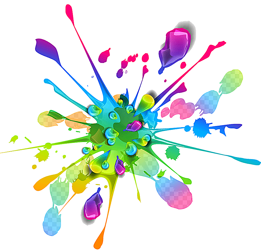 png clipart green and multicolored splash splash color paint paint splash watercolor paint