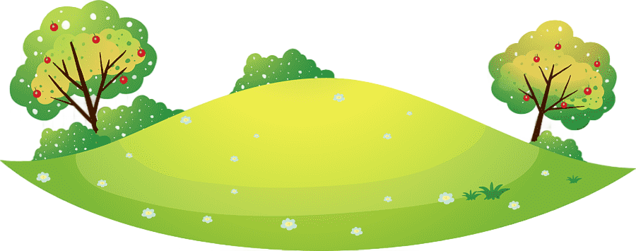 png clipart green cartoon hills fresh nature